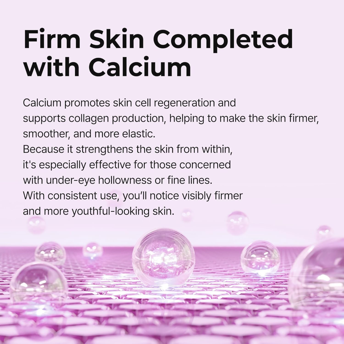 Eye Patch with Calcium Volume
