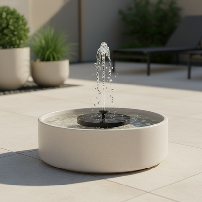 Solar Garden Fountain